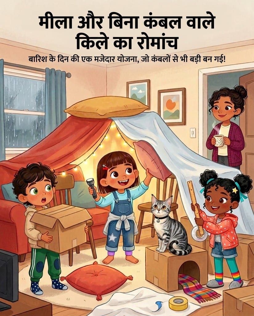 मीला और बिना कंबल वाले किले का रोमांच