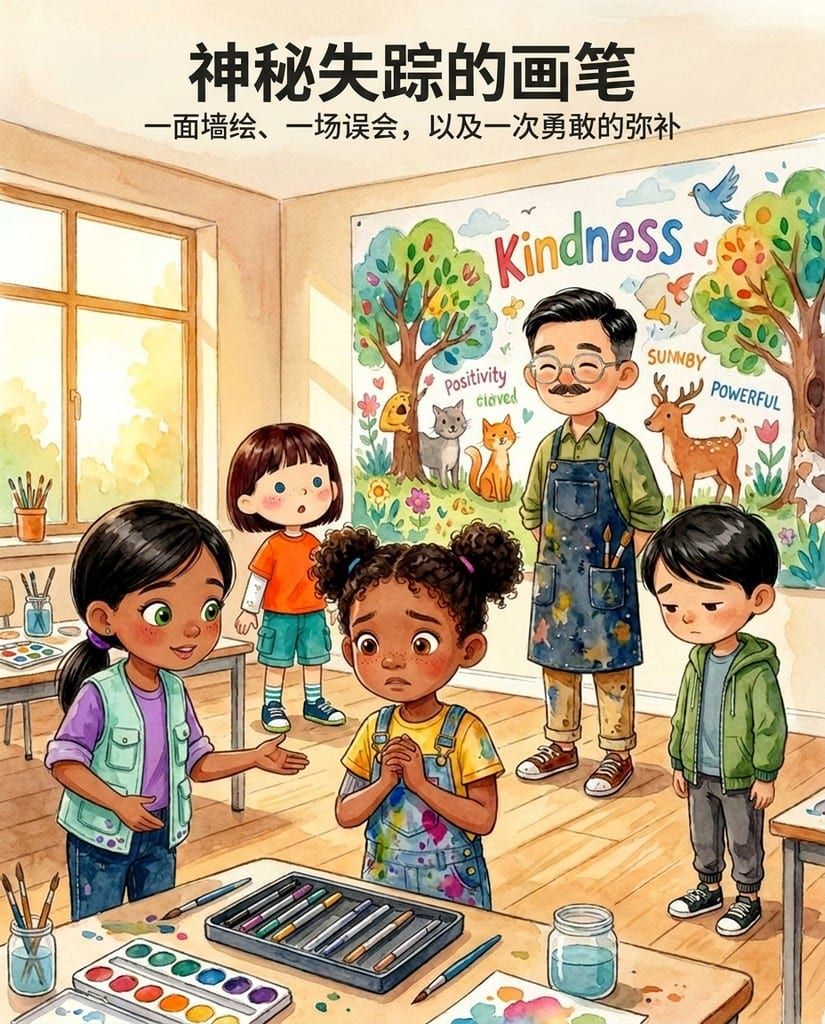 神秘失踪的画笔