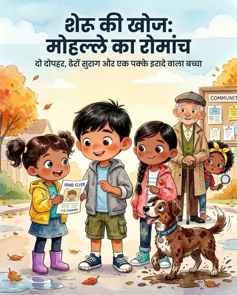 शेरू की खोज: मोहल्ले का रोमांच