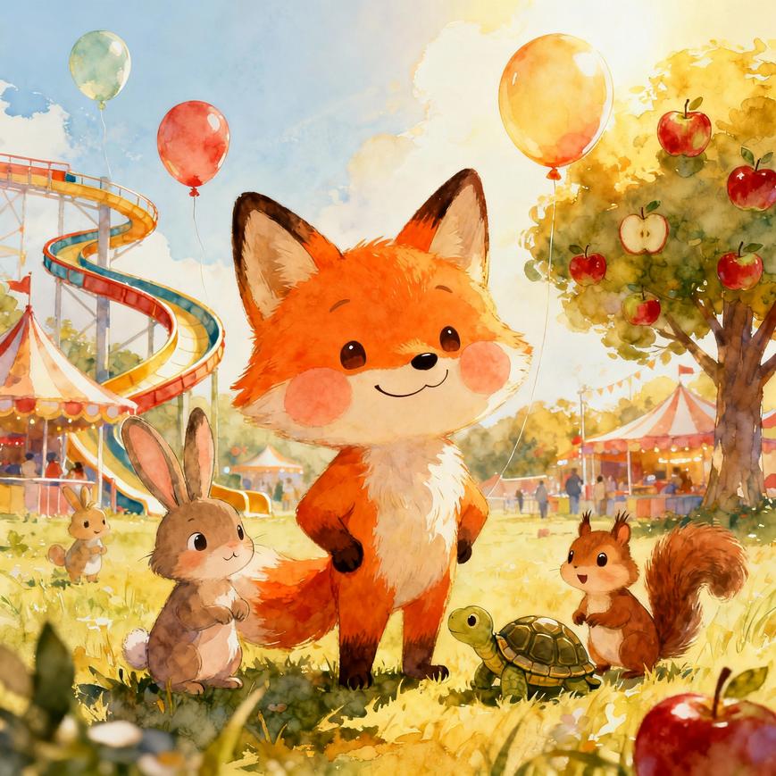 Finley the Fox Learns to Wait