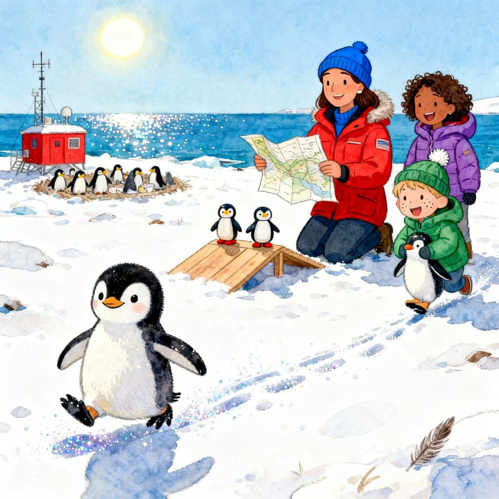 Pip the Penguin's Proud Waddle