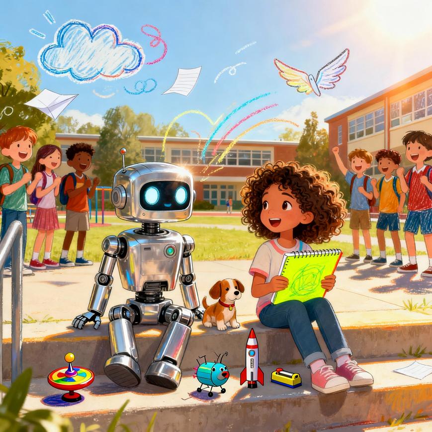 Robo's Toys and the New Sketchbook