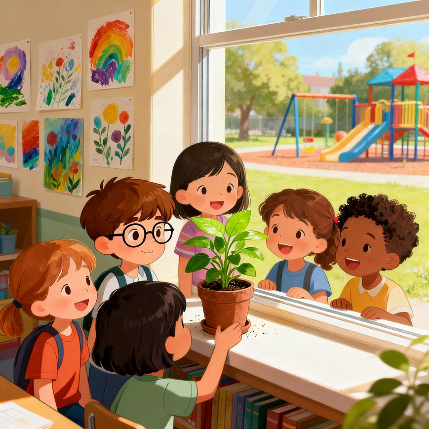 Sam and the Thirsty Classroom Plant