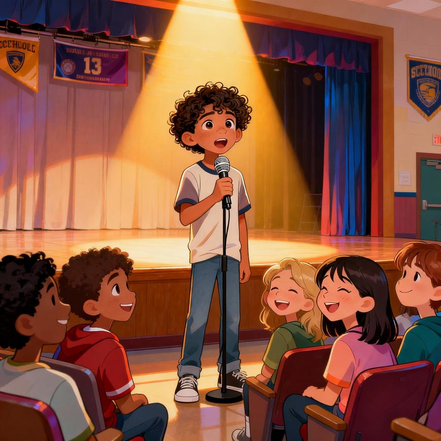 The Boy Behind the Punchlines